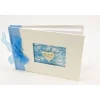 Livre D'Or Coeur Raphia Turquoise