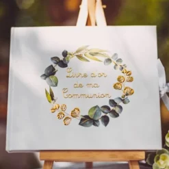Livre D'Or De Ma Communion Vegetal