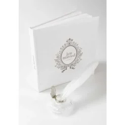 Livre D'Or Just Married Blanc
