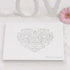 Livre D'Or Vintage Romance Avec Coeur