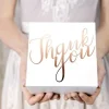 Lot De 10 Boites A Gateaux Thank You Rose Gold
