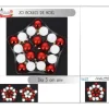 Lot De 20 Boules De Noel Rouge 3Cm
