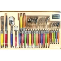 M Nag Re Laguiole 24 Pi Ces Couleurs Pastel