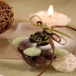 Marque Place Bracelet Coeur En Ardoise X 6 Pi Ces