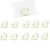 Marque Place Clipse Coeur Or Chrome X 10 Pi Ces