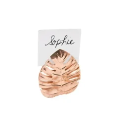 Marque Place Clipse Feuille Rose Gold