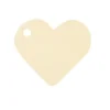 Marque Place Coeur Ecru X10