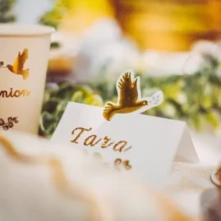 Marque Place Colombe Dorure Or X 10