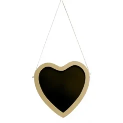 Marque Table Coeur G Ant Ardoise Naturel 30 Cm