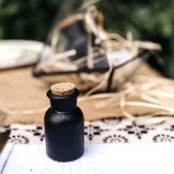 Mignonette Mariage Apothicaire Noire Mat Avec Bouchon Li Ge 7 X 4 Cm - 30Ml