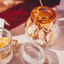 Mini Bocal A Dragees Mariage Rose Gold