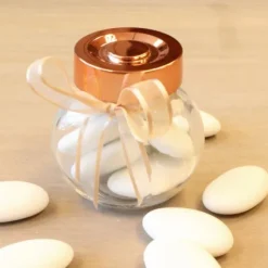 Mini Pot Drag Es Mariage Rose Gold En Verre 5 Cm