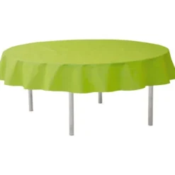 Nappe De Noel Ronde En Tissu Intiss 240 Cm