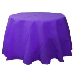 Nappe De Noel Ronde En Tissu Intiss 240 Cm