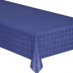 Nappe En Papier Damass Bleu Marine 25 M Tres X 1.18 M