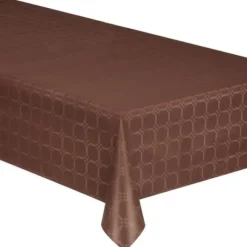 Nappe En Papier Damass Chocolat 25 M Tres X 1.18 M