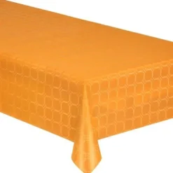 Nappe En Papier Damass Orange 25 M Tres X 1.18 M