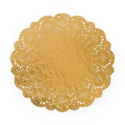 Napperon En Dentelle Or 16Cm X 6 Pi Ces