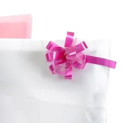 Noeud Automatique En Tulle Rose X 5 Pi Ces