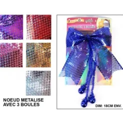 Noeud De Noel Avec 3 Boules