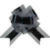 Noeud En Tulle Noir 50Cm X2