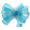 Noeud Mariage Automatique En Tulle Turquoise X 5 Pi Ces