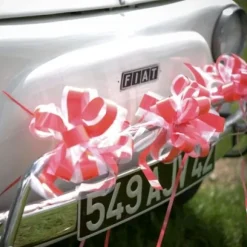 Noeud Mariage Automatique En Tulle Turquoise X 5 Pi Ces