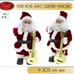 P Re Noel Automate Avec Guitare Musical