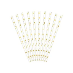 Paille Candy Bar Avec Coeurs Dor S X 10 Pi Ces