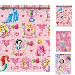 Papier Cadeau Disney Princesses En Rouleau