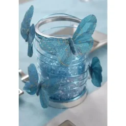 Papillon Sur Pince Scintillante X 6 Pi Ces