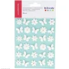 Papillons Fleur Papier Blanc X 30