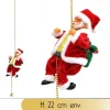 Pere Noel Automate Grimpeur Sur Perle Dor