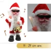 Pere Noel Automate Musical Avec Cloches Et Bougie Led