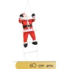 Pere Noel Sur Echelle A Suspendre 60Cm