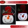 Petit Bonhomme De Neige Tete Lumineuse Avec Chapeau