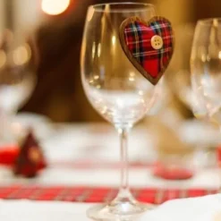 Petit Coeur Adh Sif Cossais X 6 Pi Ces