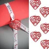 Petit Coeur En M Tal Rouge Deco Mariage X 6 Pi Ces