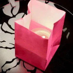 Petit Photophore Fuchsia X 6 Pi Ces