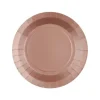 Petite Assiette En Carton Ronde Rose Gold X 10 Pi Ces