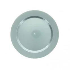 Petite Assiette Plastique Ronde R Utilisable Grise X 6 Pi Ces