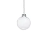 Petite Boule De Noel En Verre Transparent 4Cm