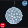 Petite Boule Noel Lumineuse 50 Led Blanc
