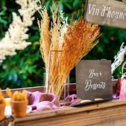 Photophore Broom En Verre Rose Gold
