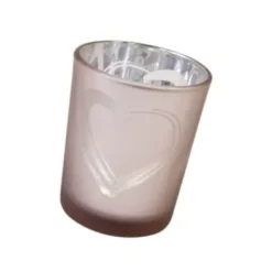 Photophore Decor Coeur Rose Gold