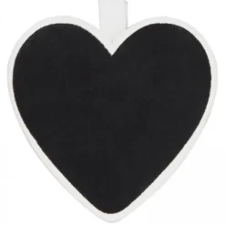 Pince Ardoise Coeur Blanc X 6 Pi Ces