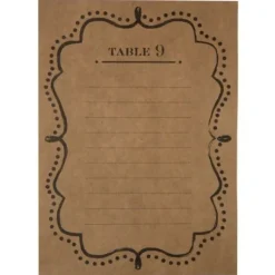 Plan De Table Mariage Kraft