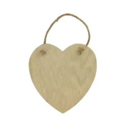 Plaque De Porte En Bois Forme Coeur