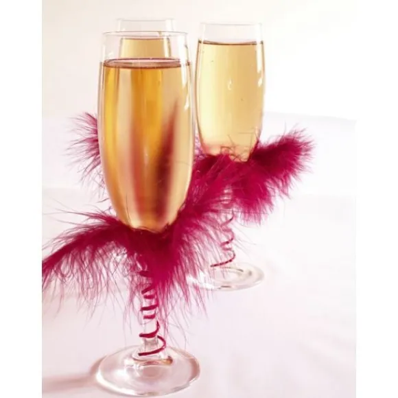 Plume De D Coration Parme 7Cm X 20 Pi Ces