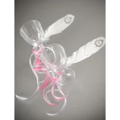 Plume Just Married Blanche X 6 Pi Ces